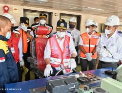 Kelar Dibangun di Galangan DKB, Menhub Lepas KM Sabuk Nusantara 73 untuk Dukung Konektivitas KTI