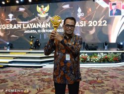 Kemenhub Raih ALI 2022 dari BKPM