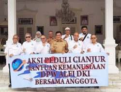 ALFI DKI Serahkan Bantuan Uang Tunai untuk Korban Gempa Cianjur ke Pemkab Cianjur