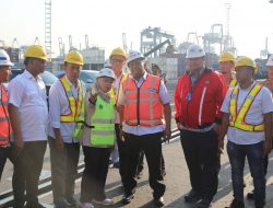 Wamen Naker Kunjungi JICT & TPK Koja, Beleid Tata Kelola TKBM Disinkronisasikan