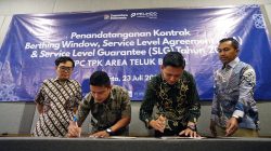 IPC TPK Teluk Bayur dan 4 Mitra Pelayaran Teken Kontrak Pelayanan