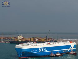 MV Blanco Ace Sandar, Buktikan Car Terminal Patimban Mampu Layani Kapal Besar 