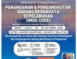 Ayok Ikuti, ALFI Jabar Akan Gelar Pelatihan IMDG Code, Ini Jadwalnya